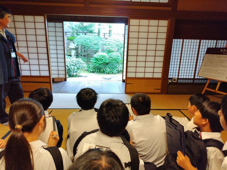 障子が額縁に！＠旧長谷川家
