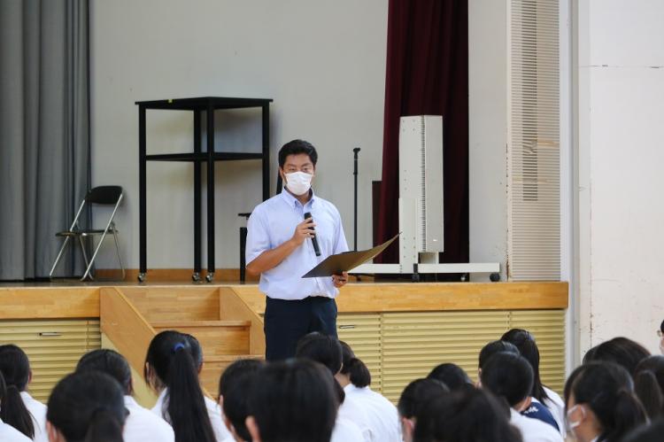 生徒指導から夏休みの過ごし方について諸注意