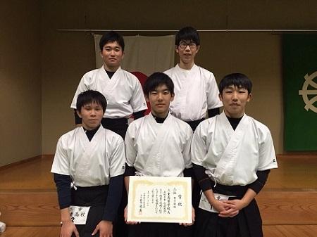 【弓道部】　冬季大会で3位入賞しました