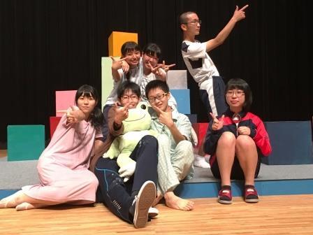 演劇部県大会出場 　8月 10日(土)14：30～